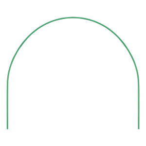 Парниковые дуги в ПВХ 0,75х0,9м (6шт) диаметр трубы 10мм Россия 64407