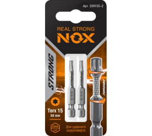 Бита torsion E6,3 Тх15-50 (2шт) карта STRONG 339155-2