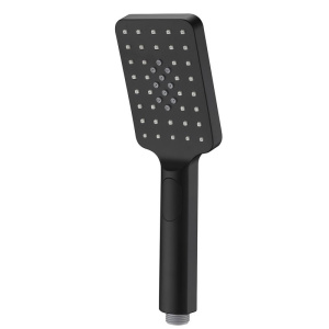 Лейка MELODIA квадрат 3 функции 120х80мм кнопка чёрная MKP20411BL_bk / 34447