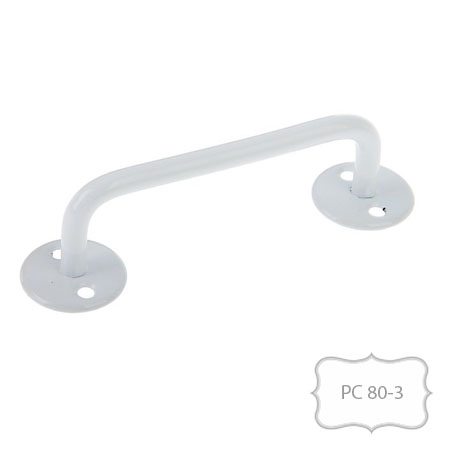 Ручка-скоба РС-100-3 белая 00186 / 206652