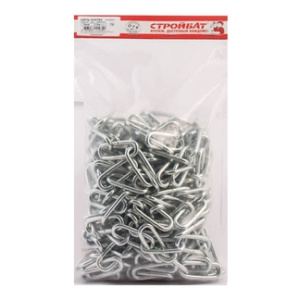 Цепь 5мм DIN 763 длиннозвенная оц. (10м)