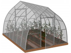 Каркас теплицы Фазенда-4 стандарт Купол Оц65 (в комп. 2 уголка)