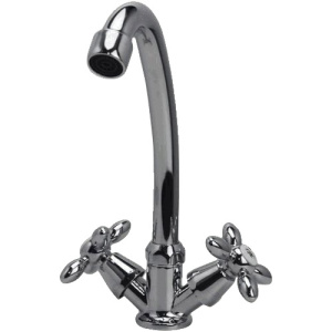 Смеситель д/кухни Ex-Promt пластик ручка Rрест/Cross 3/8" Ех102 1-01 латунь 69336