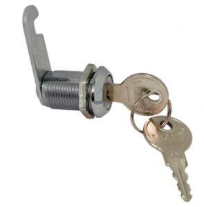 Замок почтовый Jin ЗП-25мм 2 металл. ключа хром  014274