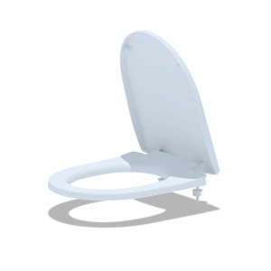 Сидение д/унитаза АНИ с микролифтом с пласт. креплением WS0320P / 19216