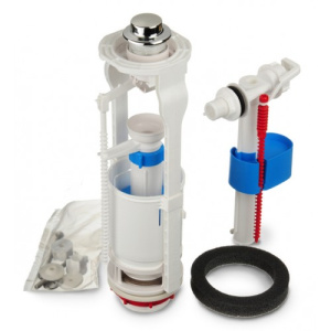 Арматура для бачка кнопка мет.бок.подв.1/2" АНИ WC6050М