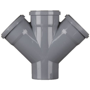 Крестовина для вн. канализации однолоскостная 110/110/110/45° HT 135600