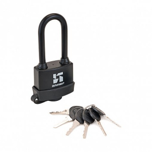 Замок навесной Аллюр ВС1Ч-375ПД 8,5мм влагозащитный дл. дужка