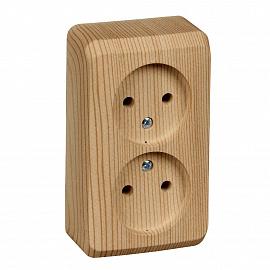 Розетка 2-м ОП Этюд сосна РА16-005d 
