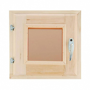 Форточка 40х40 стеклопакет Ольха (Везувий)