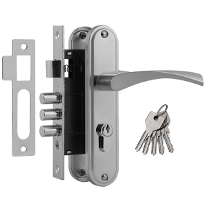 Замок врезной 700А-61,5мм хром Нора-М 19203