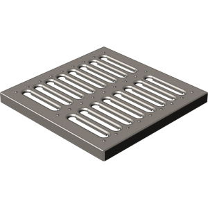 Решетка вод.к дождеприемнику РВ-28,5.28,5 штам стальная оцинк.