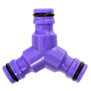 Тройник штуцерный для разветвления или соединения пластмассовый Palisad 66468