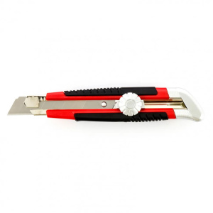 Нож 18мм двухкомпонентный корпус винт. фиксатор Matrix 78914