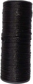 Нить крученая ПП 1,2мм 100м черная (100шт в уп) 