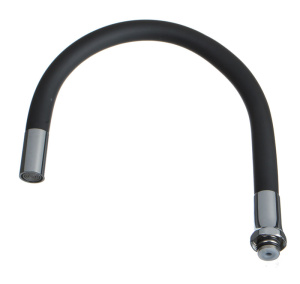 Излив гибкий черный 49мм MELODIA МКР20648Р / 34325