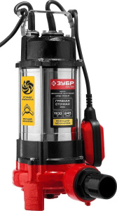 Насос фекальный ЗУБР 1100Вт с режущим механизмом НПФ-1100-Р
