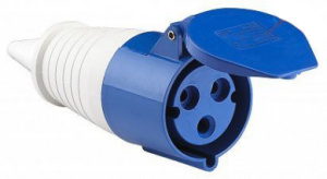 Розетка 213 переносная 2Р+РЕ 16А220Вт IР44 ИЭК