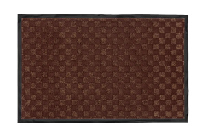 Коврик ComeForte влаговпитывающий "Жаккард" 90х150см коричневый, 