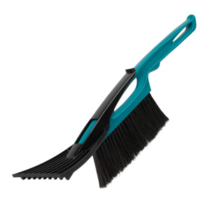 Щетка-сметка для снега со скребком 400мм бирюзовая Sparta 552955