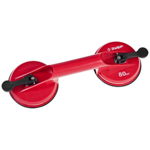 Стеклодомкрат ЗУБР МАСТЕР пластмассовый двойной 80кг 33724-2