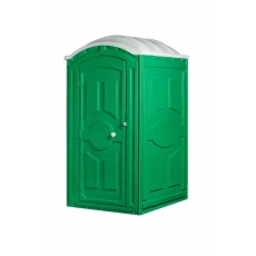 Туалетная кабина со стульчаком (зеленый) Эконом
