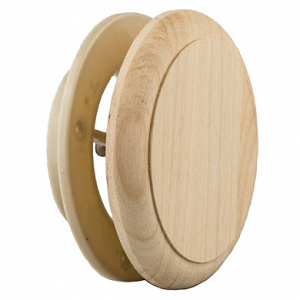 Вентиляционный тарельчатый без гравировки клапан D=100 Light