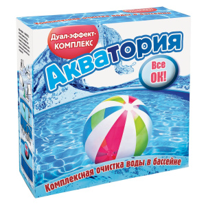Акватория Дуал-эффект д/комплексн. очистки воды в бассейне 500мл 6171