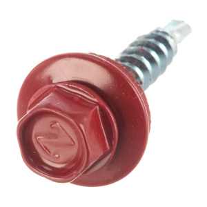 Саморез кров. 4,8х29 RAL3011 краснокоричневый (300шт)