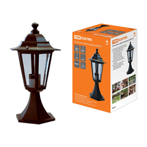 Светильник садово-парковый шестигр.стойка TDM HТУ 06-60-001 медь 60Вт SQ0330-0782