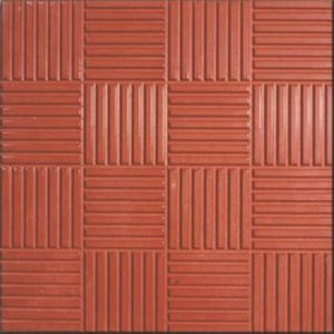 Плитка тротуарная 300*300 Паркет красная 