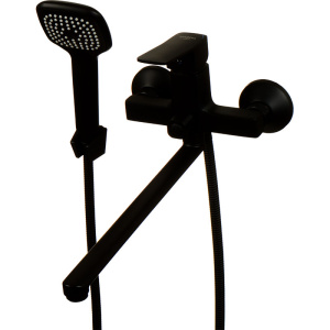 Смеситель MELODIA Etude д/ванной длинный излив 35см MDV30041bk черный 22366