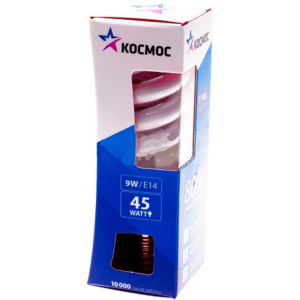 Лампа люм. Космос SPC 9Вт Е27 2700КТ2 