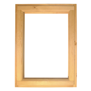 Блок оконный деревянный 1000*800 (2 стекла)