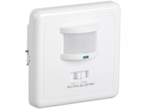 Датчик движения ИК встр. 500w 140° 12м IР20 белый ДД 035
