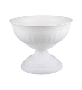 Вазон д/цветов Венеция 17л D445мм (белый) М3128