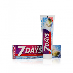 Зубная паста комплексная 7 дней крепкие зубы свежее дыхание (100мл) Rezolut 3078986