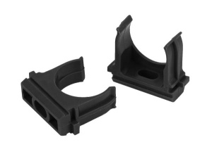 Крепеж-клипса д/трубы d-16мм (черный) (10шт) ЭРА Б0044179