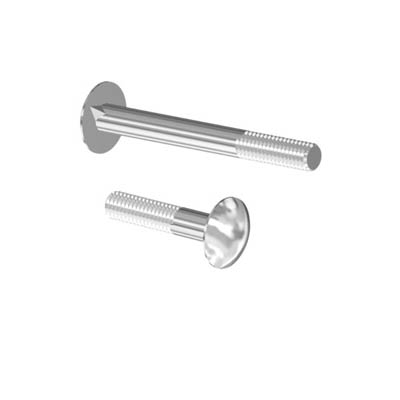 Болт 10х40 DIN 603 мебельный оцинк. (2шт)