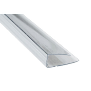 Профиль торцевой П 8мм L=2,1м (прозрачный)