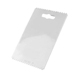 Шпатель д/клея 135х90мм 4-х сторонний (зуб: А1, А2, В1, В2) White Edition Decor 316-8700