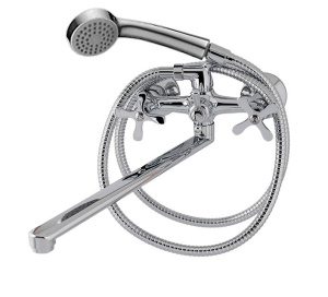 Смеситель MELODIA Fiore д/ванны длин. плоский излив MDV40641