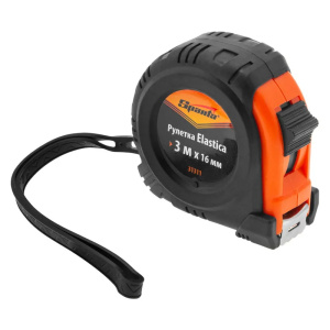 Рулетка Elastica 3м*16мм обрезиненный корпус Sparta 31311