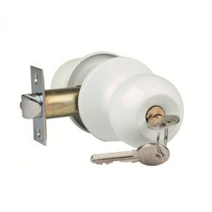 Защелка Trodos ЗШ-01 белая ключ/фиксатор 204101