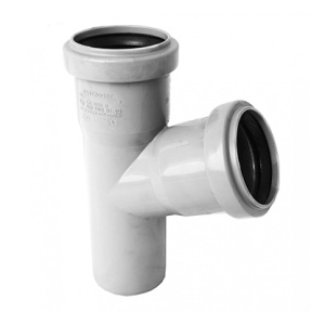 Тройник для вн. канализации 40/40/67° HT 60723