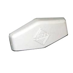 Заглушка водоотводного канала  окна ПВХ Veka ромбовидная белая  213115