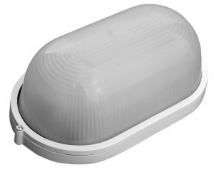 Светильник влагозащ. Банник НБП 04-60-001 овал белый 60Вт Е27 Б0048423