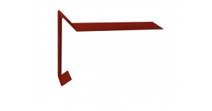 Планка ветровая д/мягкой кровли кор. Р