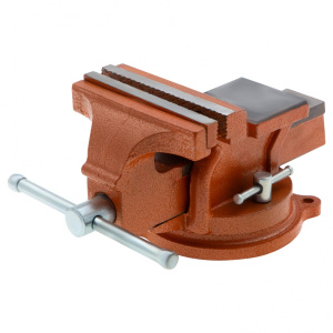 Тиски слесарные 125мм поворотные с наковальней Sparta 186255