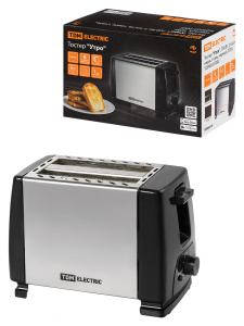 Тостер Утро 700Вт 2тоста нерж. сталь черный SQ4003-0002